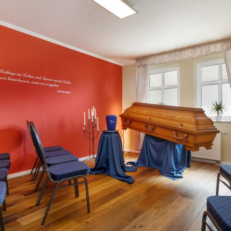 Abschiedsraum Bestattungshaus Inselstille Bergen Rügen
